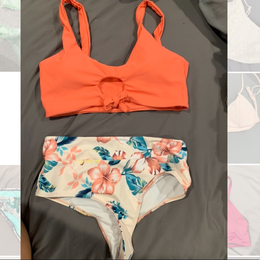 High waisted swimsuit